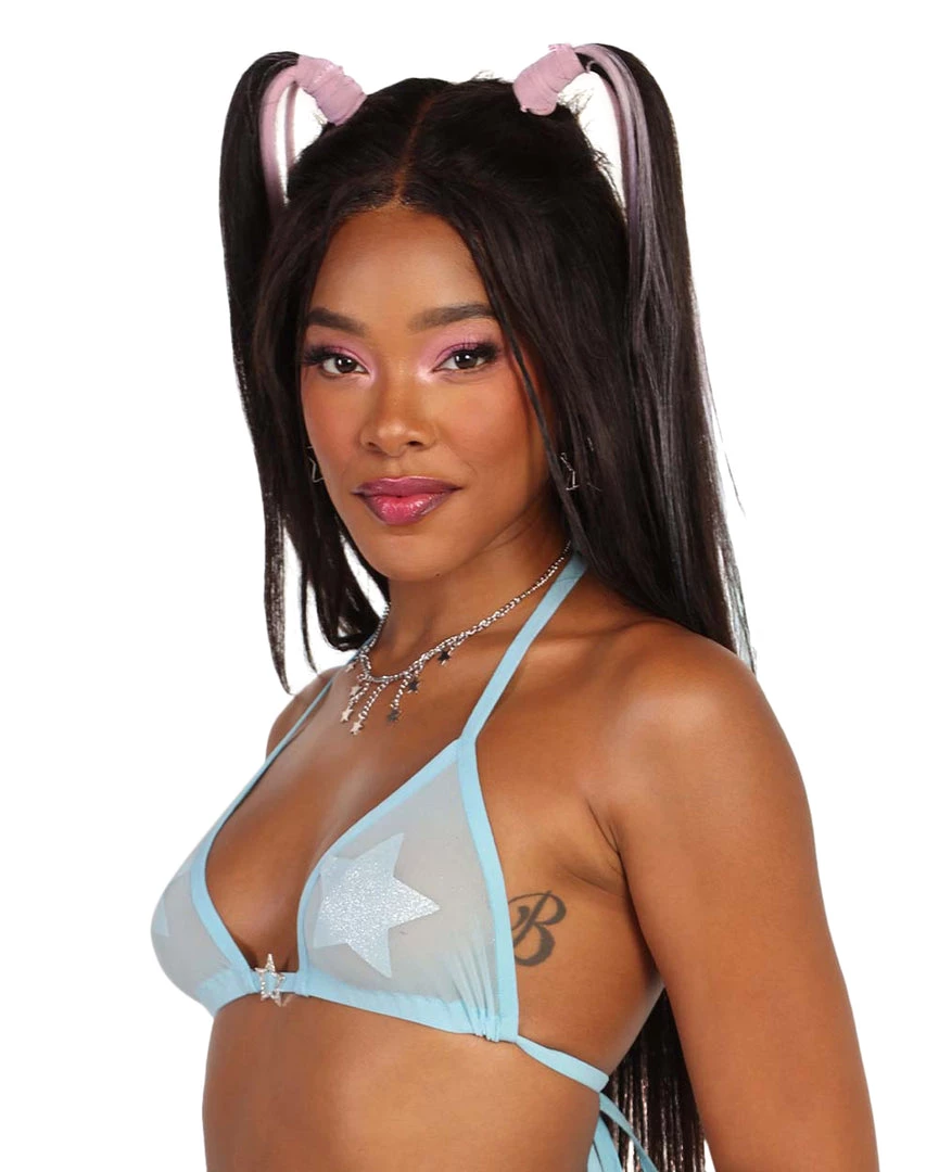 OhYes New Arrivals Bewitching Star Mesh Halter Top 10 OhYes New Arrivals Bewitching Star Mesh Halter Top