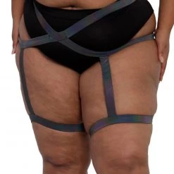 OhYes Bish, I'm Winning Reflective Harness Bottoms