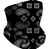 INTO THE AM Paisley Black Seamless Mask Bandana 2 INTO THE AM Paisley Black Seamless Mask Bandana