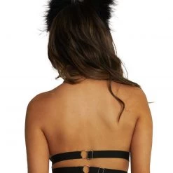 OhYes Clothing Blow Ur Mind Fishnet O-Ring Bondage Halter Top