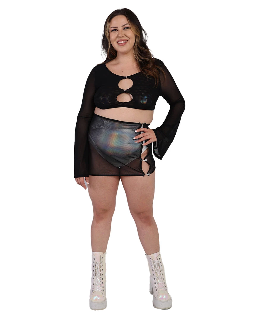 OhYes Bold Move Mesh Mini Skirt 10 OhYes Bold Move Mesh Mini Skirt