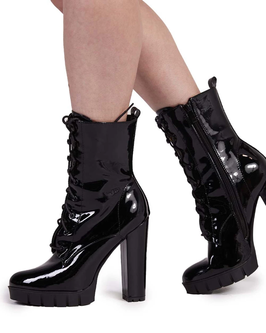 DDK Footwear Inc Boss Babe Chunky Heel Boots 3 DDK Footwear Inc Boss Babe Chunky Heel Boots