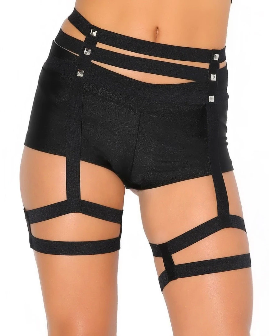 OhYes Studded Garter Belt Harness 3 OhYes Studded Garter Belt Harness