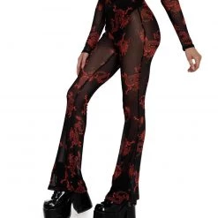 Bear Dance Breath Of Fire Mesh Bell Bottoms 15 Bear Dance Breath Of Fire Mesh Bell Bottoms