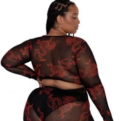 Bear Dance Breath Of Fire O-Ring Mesh Top Clothing 21 Bear Dance Breath Of Fire O-Ring Mesh Top Clothing