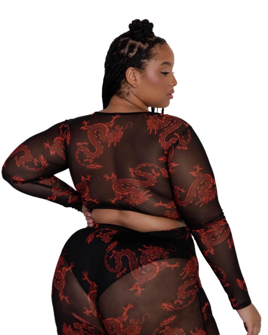 Bear Dance Breath Of Fire O-Ring Mesh Top Clothing 12 Bear Dance Breath Of Fire O-Ring Mesh Top Clothing