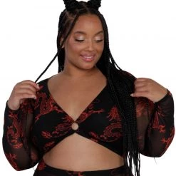 Bear Dance Breath Of Fire O-Ring Mesh Top Clothing 17 Bear Dance Breath Of Fire O-Ring Mesh Top Clothing