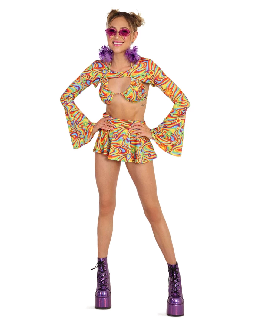 Cherry Mellow, Inc. Breathe Me In Floral Skirt 5 Cherry Mellow, Inc. Breathe Me In Floral Skirt