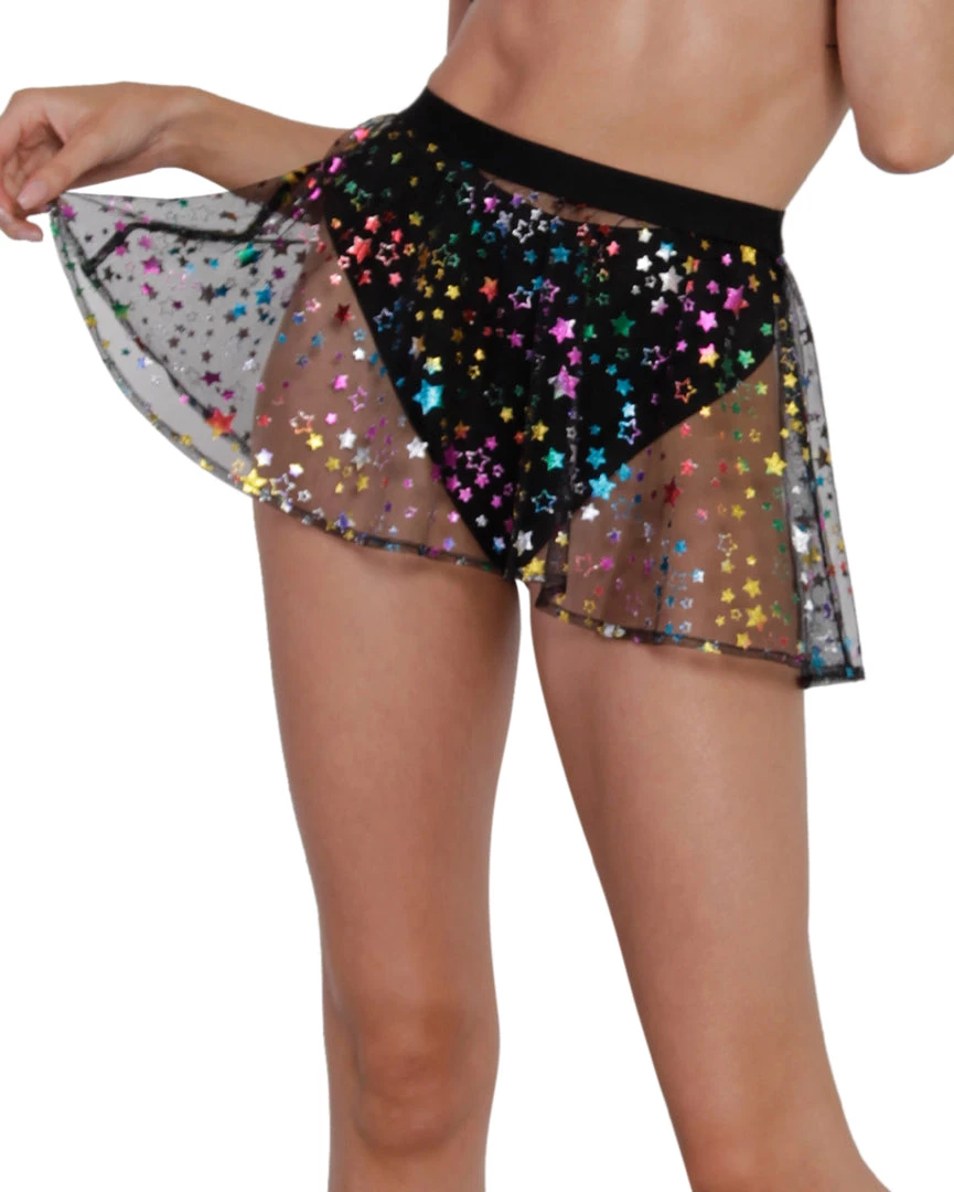 OhYes New Arrivals Star Bright Mesh Mini Skirt 3 OhYes New Arrivals Star Bright Mesh Mini Skirt