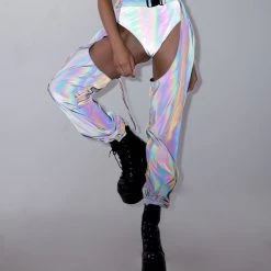 OhYes Brought To Light Reflective High Waisted Bottoms Clothing