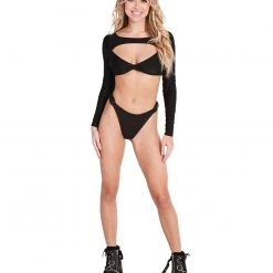 One By One Apparel Buckle Up Babe High Cut Bottoms