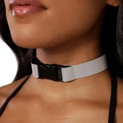 Andrew - Agent Buckle Up Speed Clasp Reflective Choker Accessories