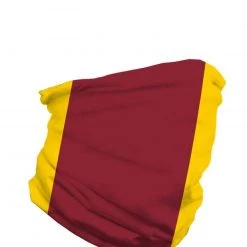 INTO THE AM Burgundy And Gold Seamless Mask Bandana