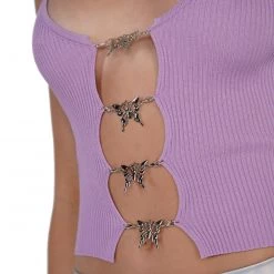 IMModel Collection, Inc. Tops Butterfly Dreams Open Front Tank Top 13 IMModel Collection, Inc. Tops Butterfly Dreams Open Front Tank Top