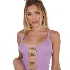 IMModel Collection, Inc. Tops Butterfly Dreams Open Front Tank Top