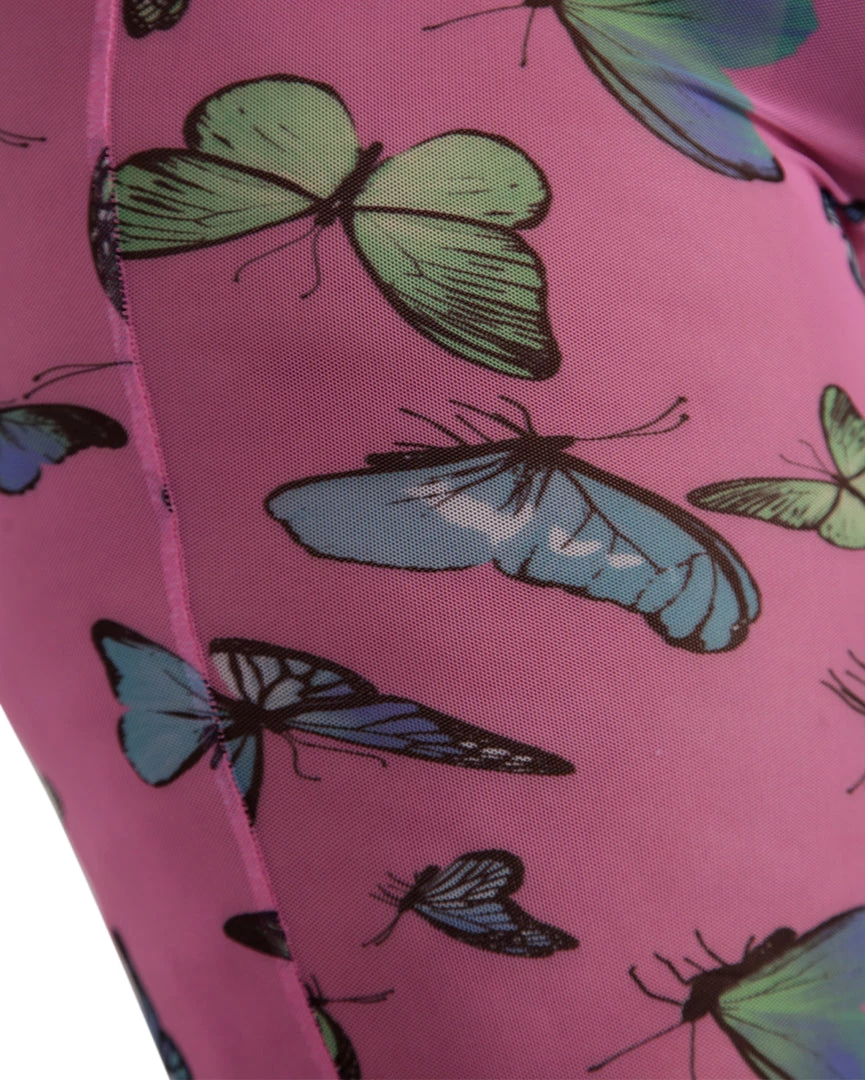 Cherry Mellow, Inc. Butterfly Groove Mesh Bell Bottoms 10 Cherry Mellow, Inc. Butterfly Groove Mesh Bell Bottoms