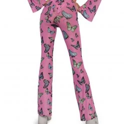 Cherry Mellow, Inc. Butterfly Groove Mesh Bell Bottoms 17 Cherry Mellow, Inc. Butterfly Groove Mesh Bell Bottoms