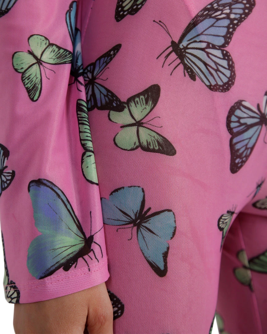 Cherry Mellow, Inc. Butterfly Groove Mesh Bell Bottoms 4 Cherry Mellow, Inc. Butterfly Groove Mesh Bell Bottoms