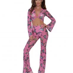 Cherry Mellow, Inc. Tops Butterfly Groove Mesh Front Tie Crop Top 18 Cherry Mellow, Inc. Tops Butterfly Groove Mesh Front Tie Crop Top