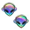 Accessories Neva Nude Kanye The Alien Super Holographic Pasties