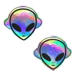 Accessories Neva Nude Kanye The Alien Super Holographic Pasties