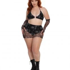 OhYes Celestial Cutie Mesh O-Ring Crop Top Clothing 20 OhYes Celestial Cutie Mesh O-Ring Crop Top Clothing