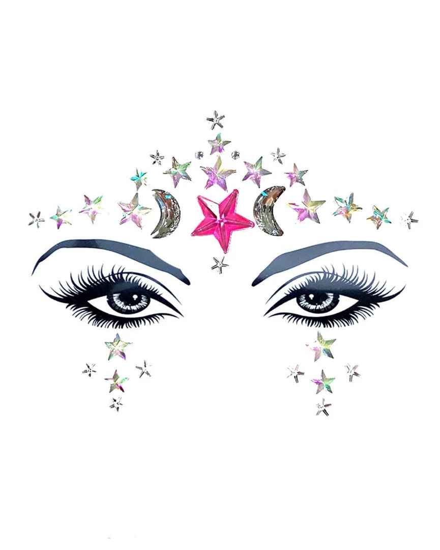 Neva Nude Star Of The Show Face Jewels Accessories 3 Neva Nude Star Of The Show Face Jewels Accessories