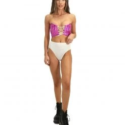 Daisy Corsets New Arrivals Can't Touch This Holo Bustier