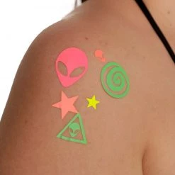 Sasswear Celestial Glory Blacklight Body Sticker