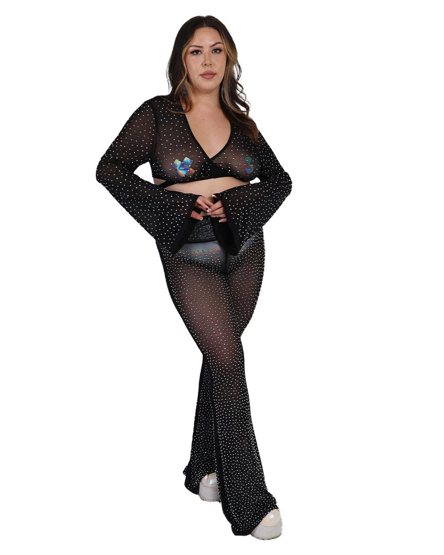 OhYes Get That Glow On Rhinestone Bell Bottoms 10 OhYes Get That Glow On Rhinestone Bell Bottoms