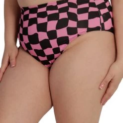 Cherry Mellow, Inc. Challenge Accepted Checkered Hi-Waist Bottoms Clothing 15 Cherry Mellow, Inc. Challenge Accepted Checkered Hi-Waist Bottoms Clothing