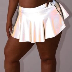 OhYes Clothing Charge Of Light Reflective Skater Skirt 17 OhYes Clothing Charge Of Light Reflective Skater Skirt