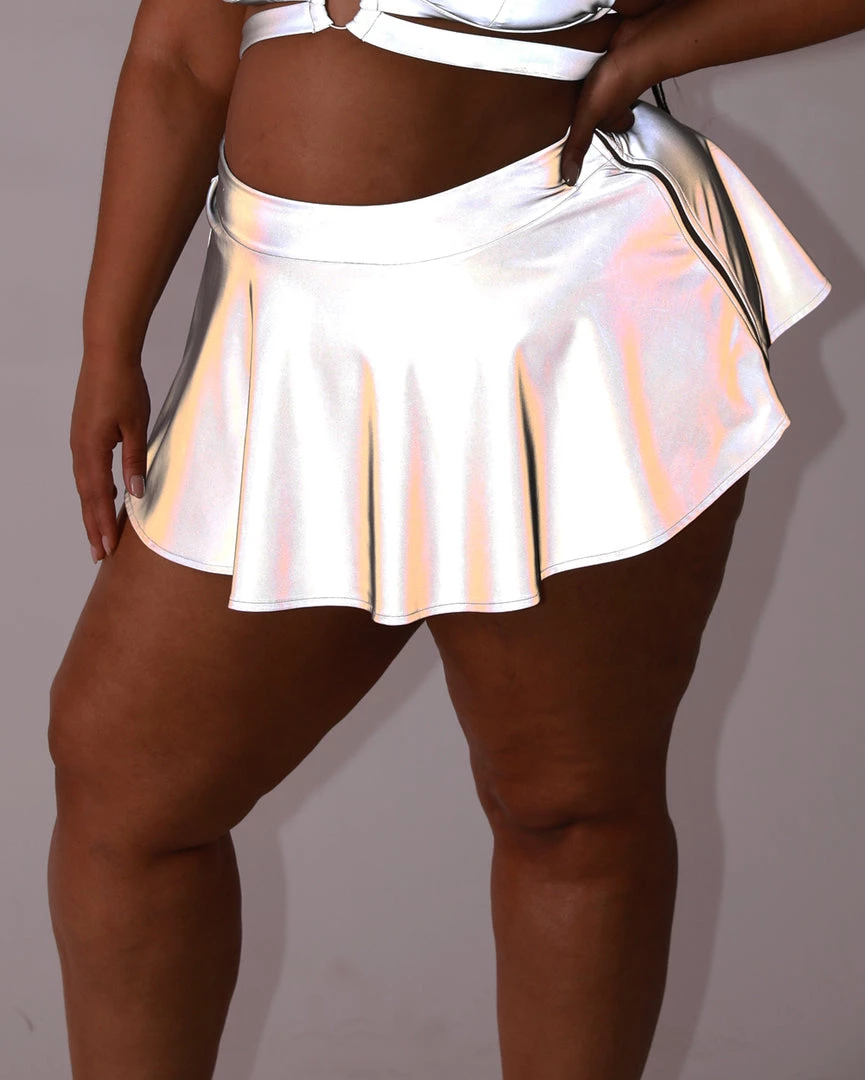 OhYes Clothing Charge Of Light Reflective Skater Skirt 8 OhYes Clothing Charge Of Light Reflective Skater Skirt