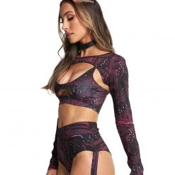 Cherry Mellow, Inc. Circuit Board Ultra Crop Top 11 Cherry Mellow, Inc. Circuit Board Ultra Crop Top