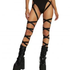 Day G Come Closer Hi-Waist Bottoms With Leg Garters