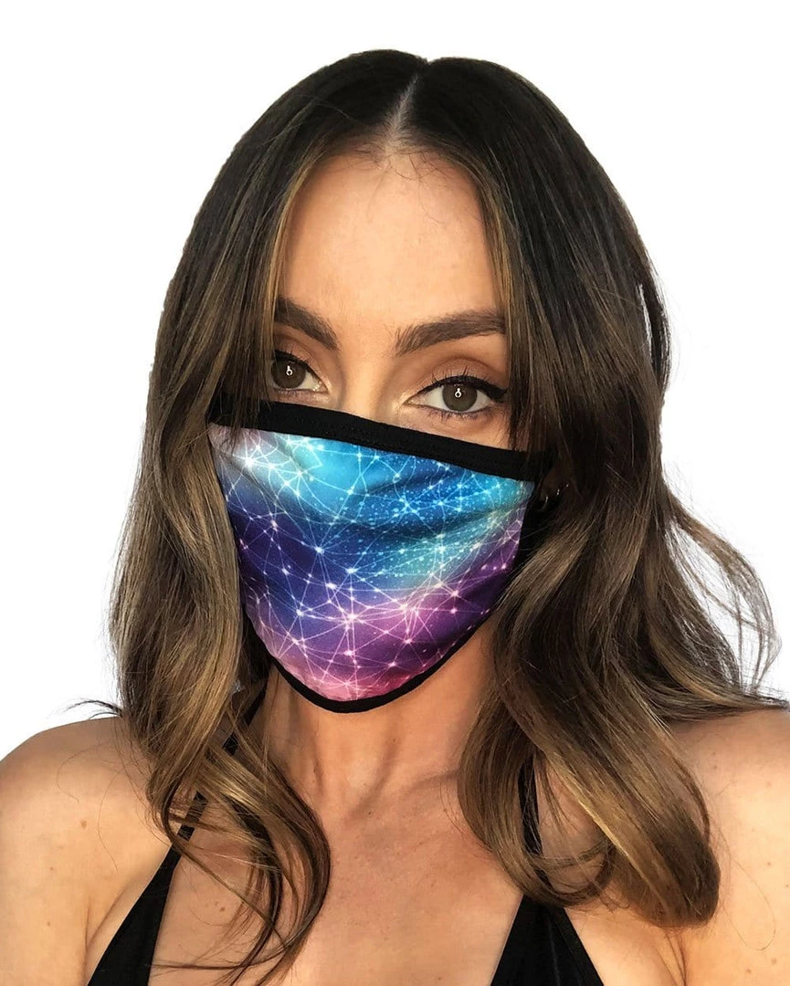 INTO THE AM Constellations Face Mask Masks & Bandanas 3 INTO THE AM Constellations Face Mask Masks & Bandanas