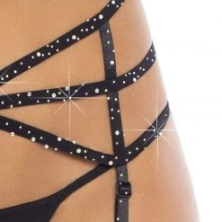 Leg Avenue Always Glam Rhinestone Garter Belt Accessories 6 Leg Avenue Always Glam Rhinestone Garter Belt Accessories