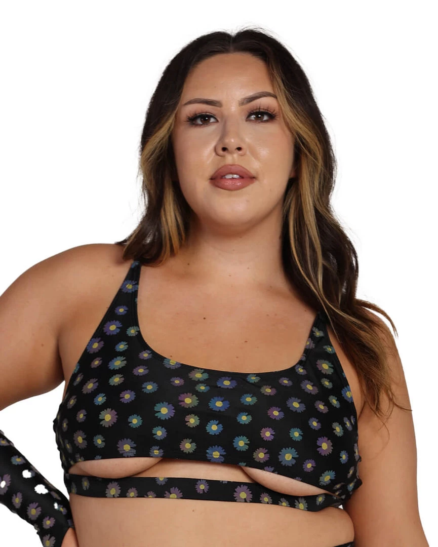 Dippin Daisies Tops Crazy Daisy Reflective Cut Out Top 10 Dippin Daisies Tops Crazy Daisy Reflective Cut Out Top