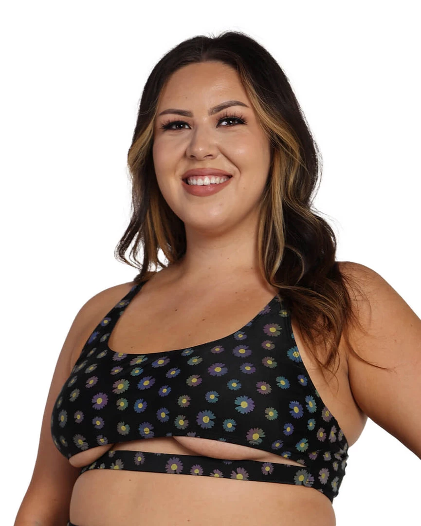 Dippin Daisies Tops Crazy Daisy Reflective Cut Out Top 11 Dippin Daisies Tops Crazy Daisy Reflective Cut Out Top