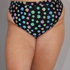 Dippin Daisies Crazy Daisy Reflective High Cut Bottoms 29 Dippin Daisies Crazy Daisy Reflective High Cut Bottoms