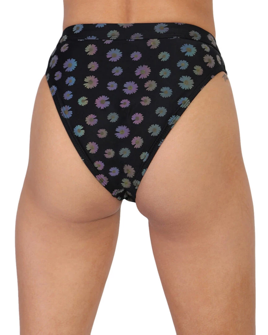 Dippin Daisies Crazy Daisy Reflective High Cut Bottoms 13 Dippin Daisies Crazy Daisy Reflective High Cut Bottoms
