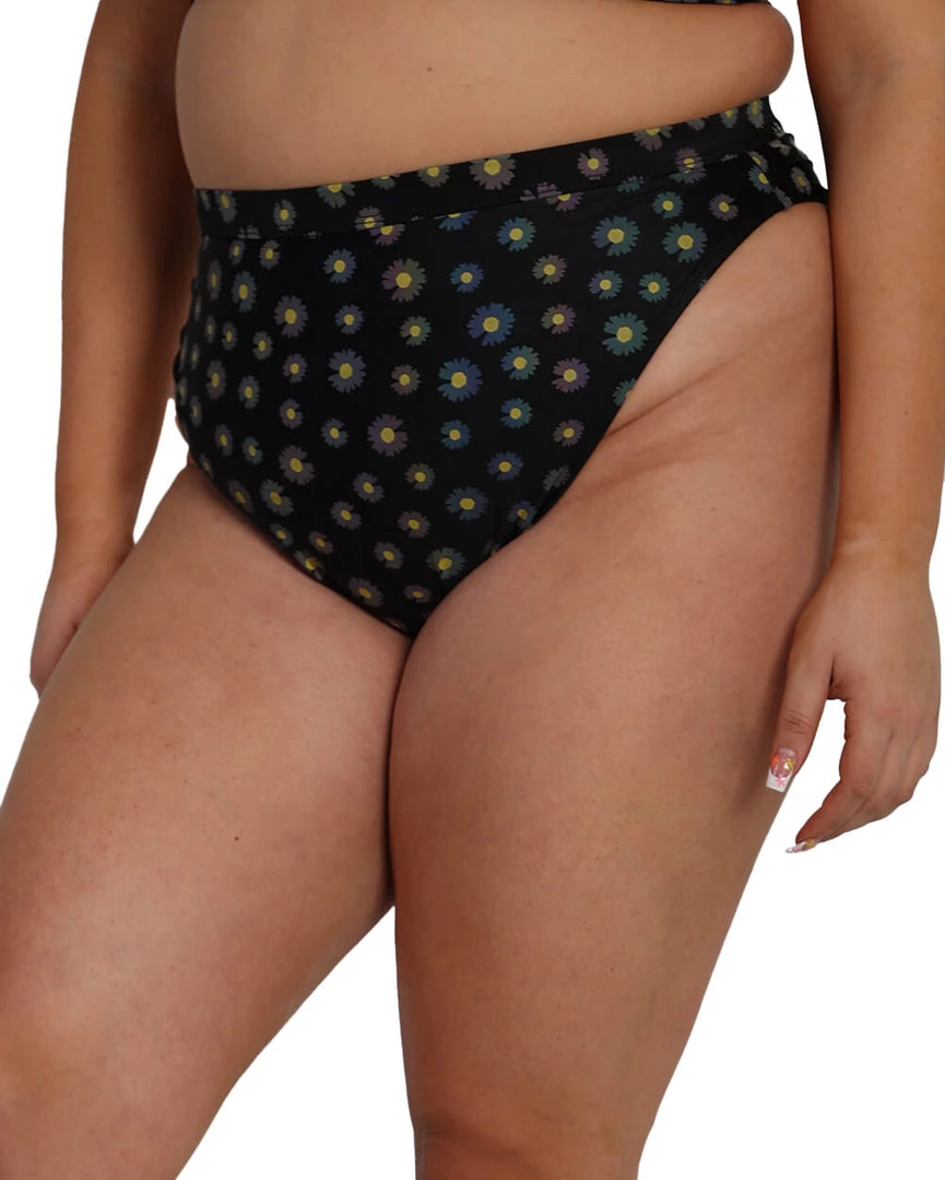 Dippin Daisies Crazy Daisy Reflective High Cut Bottoms 16 Dippin Daisies Crazy Daisy Reflective High Cut Bottoms