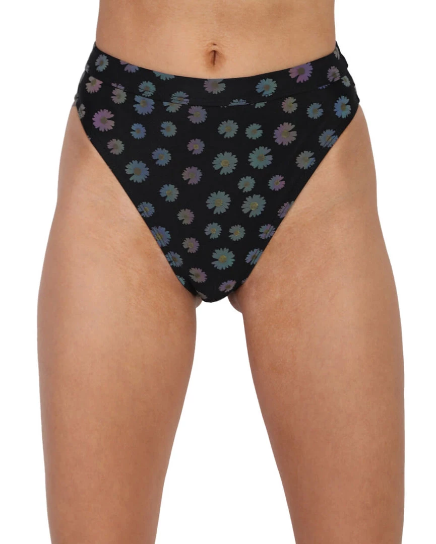 Dippin Daisies Crazy Daisy Reflective High Cut Bottoms 10 Dippin Daisies Crazy Daisy Reflective High Cut Bottoms