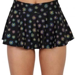 Dippin Daisies Bottoms Crazy Daisy Reflective Skater Skirt