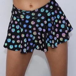 Dippin Daisies Bottoms Crazy Daisy Reflective Skater Skirt