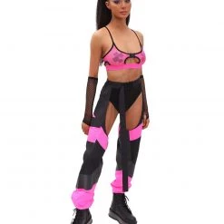 Hot & Delicious Black Bead Cue The Applause Speed Clasp Chaps 15 Hot & Delicious Black Bead Cue The Applause Speed Clasp Chaps