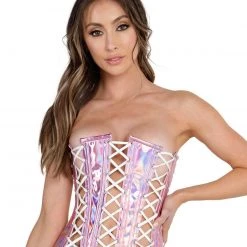 Accessories Daisy Corsets Shine On Lace Up Corset