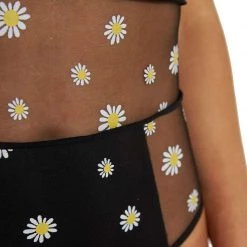 OhYes Daisy Love Mesh Bodysuit