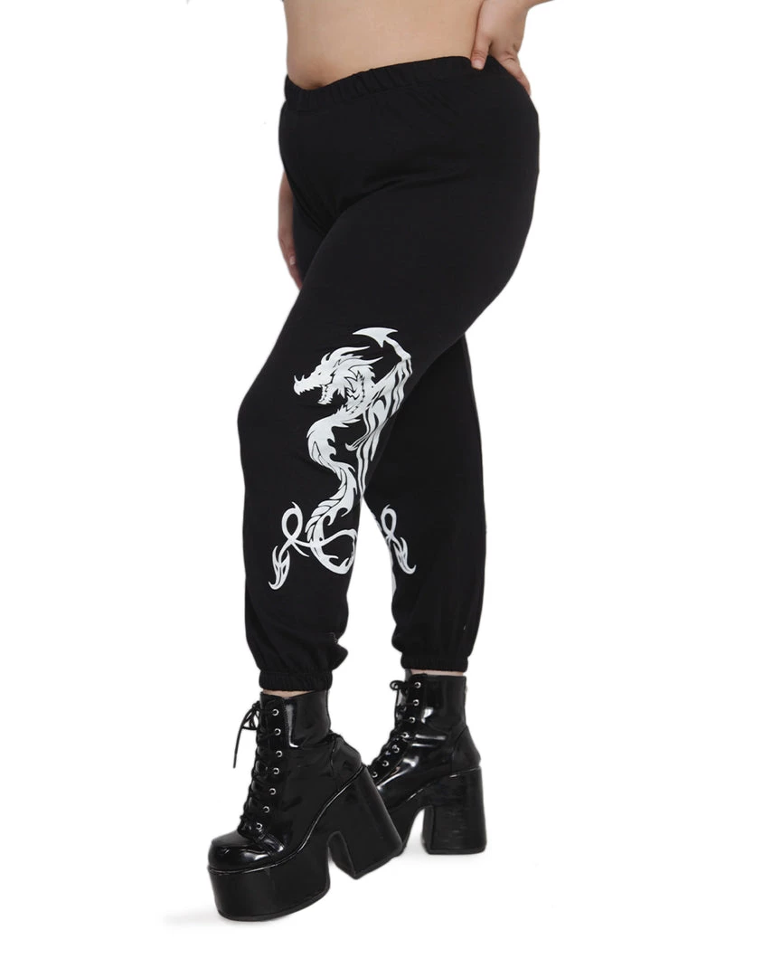 Rock & Rose Clothing Dare Me 2 Dragon Glow In The Dark Joggers 8 Rock & Rose Clothing Dare Me 2 Dragon Glow In The Dark Joggers
