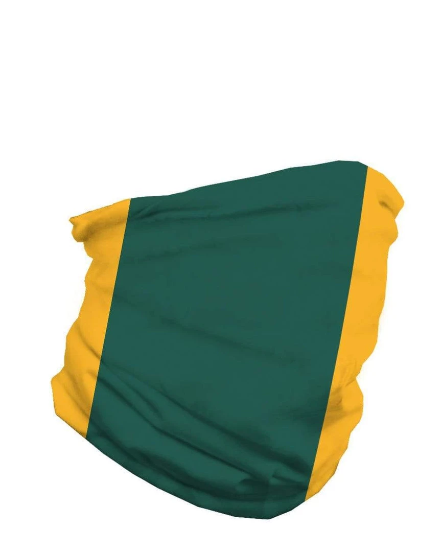 INTO THE AM Masks & Bandanas Dark Green And Gold Seamless Mask Bandana 5 INTO THE AM Masks & Bandanas Dark Green And Gold Seamless Mask Bandana